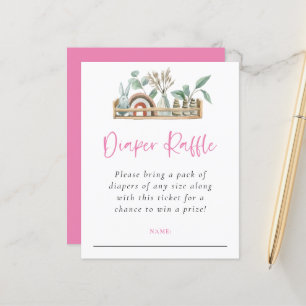 Budget Boho Shelf Leksak Girl Diaper Raffle