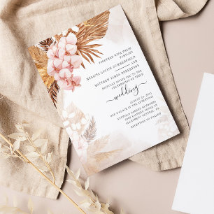 Budget Boho Torkade Palmer Pampas Gräs Bröllop