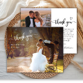 Budget Boho Typography 2 Photo Bröllop Tack