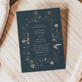 Budget Boho Wildblomma Bröllop