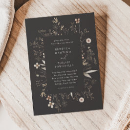 Budget Boho Wildblomma Bröllop