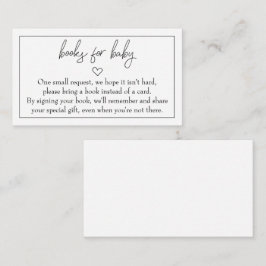 Budget "Bokar för Baby" Infoga Tilläggskort