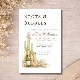 Budget Boots & Bubbles Western Baby Shower Flygblad