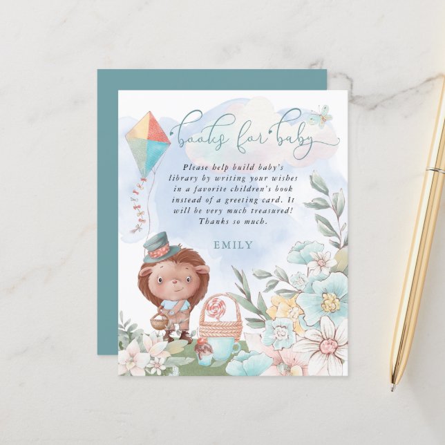 Budget Boy Hedgehog Bokar för babyskor Picnic (Fram/Back In Situ)