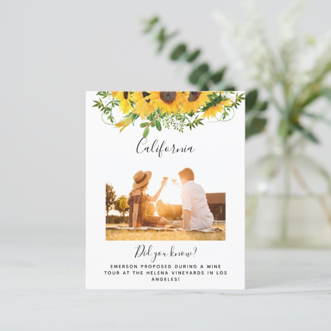 BUDGET Bröllop Photo Location-Bordsnummer (Stående Fram)