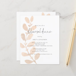 Budget Bröllop Rehearsal Dinner Foliage Investigat