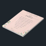 Budget Bröllopsdusch 'Would She Rather'-spel Notep Anteckningsblock<br><div class="desc">Letar du efter ett ekonomiskt och mycket budgetvänligt alternativ för dina bröllopsduschspel? Vi är här för att hjälpa till! Denna 40-sidiga notepad är ett bra sätt att spara pengar samtidigt som alla har roligt på din bröllopsdusch. Riv enkelt av arken och dela ut till varje gäst! Behöver du fler spel?...</div>