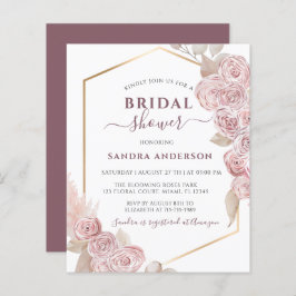 Budget Bröllopsfest Rosén Blommig och Guldinspirer