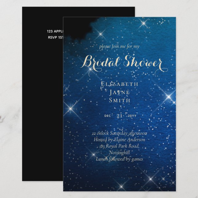 BUDGET Bröllopsfestinladningar Anpassade Färger (Fram/baksida)