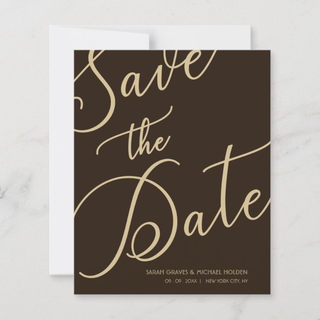 Budget Brown Chic Photo Minimal Whimsical Script (Framsida)