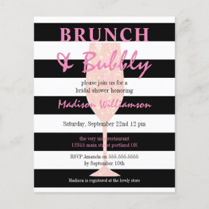 Budget Brunch & Bubly Rosa Glitter Möhippa