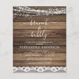 Budget Brunch & Bubly Rustic Farmhouse