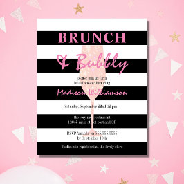 Budget Brunch och Bubbly Rosa Glitter Champagne