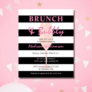 Budget Brunch och Bubbly Rosa Glitter Champagne