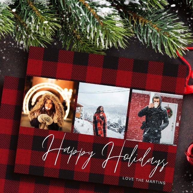 Budget Buffalo Check 3 Foto God Jul (Skapare uppladdad)