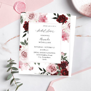 Budget Burgundy & Rosa Blommigt 6 Möhippa