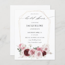 Budget Burgundy & Rosa Blommigt Ele Möhippa 2