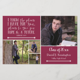 Budget Burgundy Verse Studenten Photo Collage