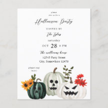 Budget Bus eller godis Pumpkin Halloween fest