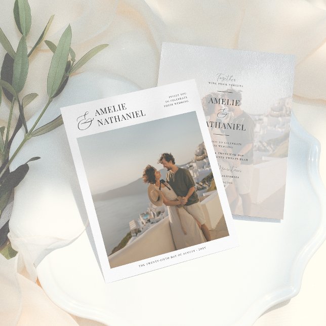 Budget Calligraphy Ampersand fold 2 Photo Bröllop (Skapare uppladdad)