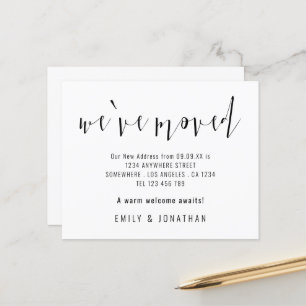 Budget Calligraphy Vi Har Flyttat Ny Adress