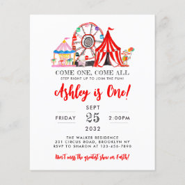 Budget Carnival Circus Fair Show Party Birday