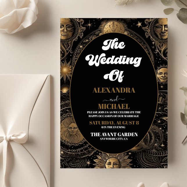 Budget Celestial Black Guld Bröllop (Skapare uppladdad)