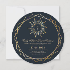 Budget Celestial Navy Blue Guld, platta kort