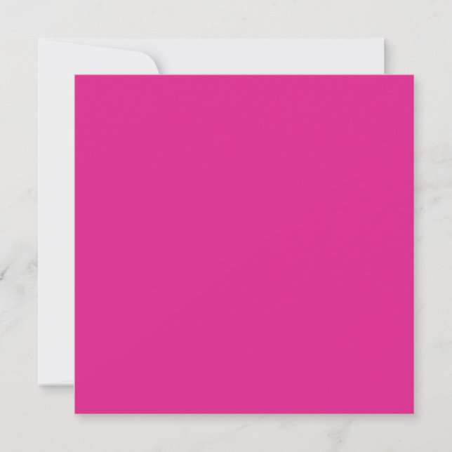 BUDGET CERISE ROSA Modern Kärnbröllop Inbjudningar (Framsida)