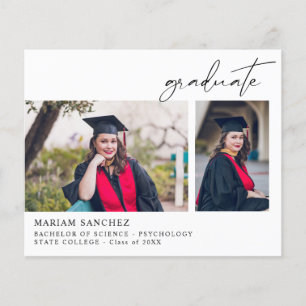 Budget Chic 2 meddelande om multifoto Student Flygblad