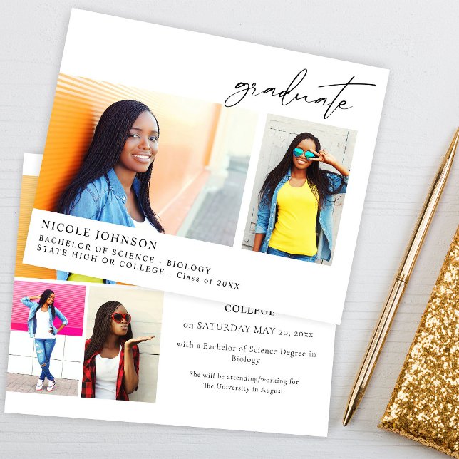 Budget Chic 5 meddelande om multifoto Student Flygblad (Skapare uppladdad)