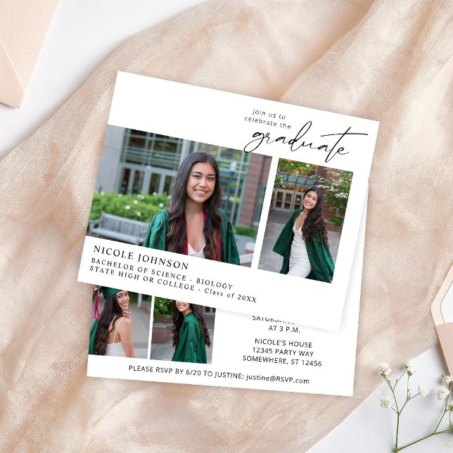 Budget Chic 5 Multi Photo Student Party Flygblad (Skapare uppladdad)
