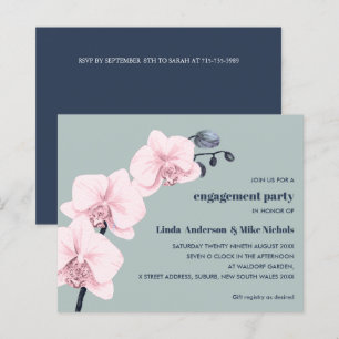 BUDGET Chic Orchid Gren Rosa marinfart bröllop