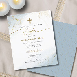 Budget Christian Blue Guld Kor Boy Baptism