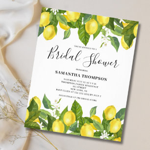 Budget Citrus Inbjudningskort för möhippan Flyer