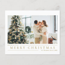BUDGET Classic Guld God jul fotokollage