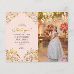 BUDGET Classic Rosa Guld Photo Quinceañera