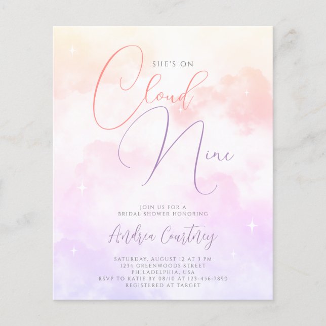 Budget Cloud Nine Dreamy Pastel Clouds and Stars (Framsida)