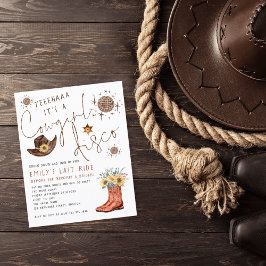 Budget Cowgirl Disco Bachelorette-inbjudan