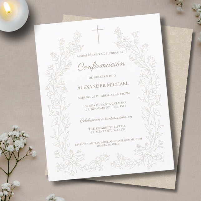  Budget Cross Spanish  Confirmation Confirmacion (Skapare uppladdad)