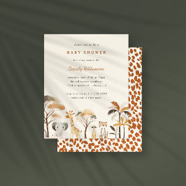 Budget Cute Jungle Safari Animals Boy Shower