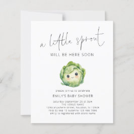 Budget Cute Little Sprout Baby Shower
