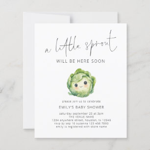 Budget Cute Little Sprout Baby Shower