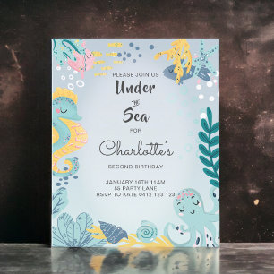 BUDGET Cute ’Under the Sea’ Seahorse Investigation