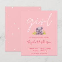 Budget | Cute Watercolor Koala Baby Shower Inbjuda