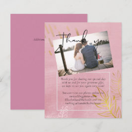 BUDGET Dammtorr Pink Guld Bröllop