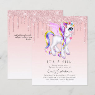 BUDGET Det är en flicka glitterig enhörning baby s
