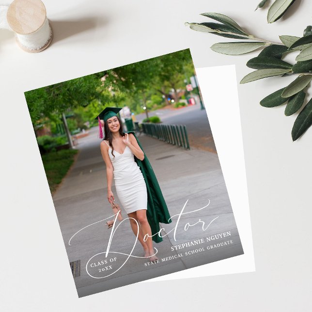 Budget Doktor Elegant Foto Examenkungörelse (Skapare uppladdad)