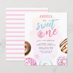 Budget Donut Sweet One Girl Första födelsedagen