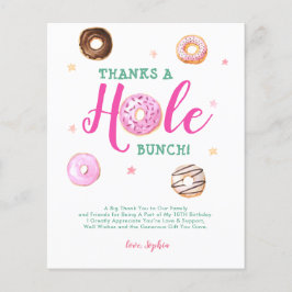 BUDGET Donuts Tack för ett foto till Tacken i Hål